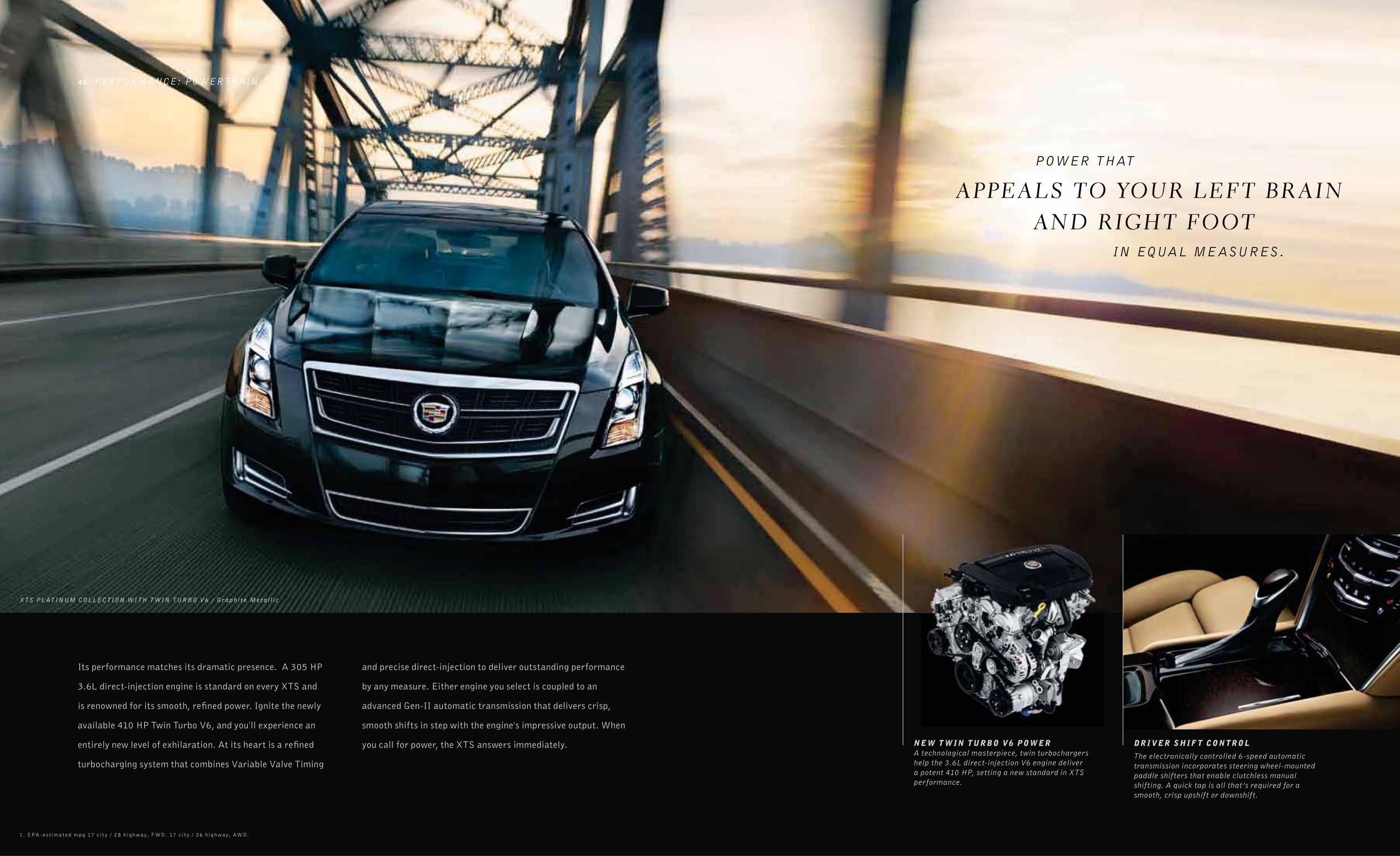 2014 Cadillac XTS Brochure Page 25